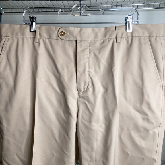 J McLaughlin Men's Beige Chino Shorts 10" Size 40 Resort Basics Khakis Casual - Picture 8 of 13